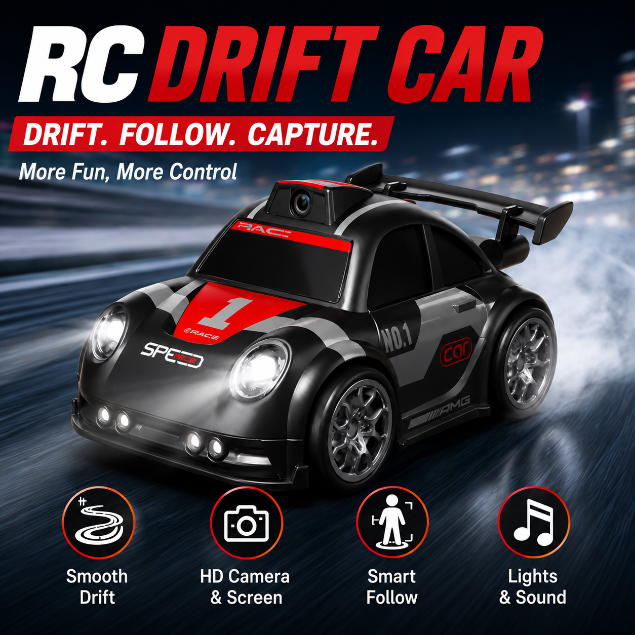 RC Camera Drifting Car