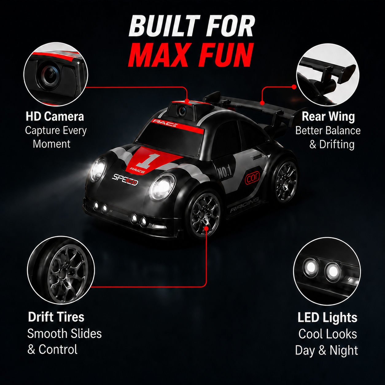 RC Camera Drifting Car